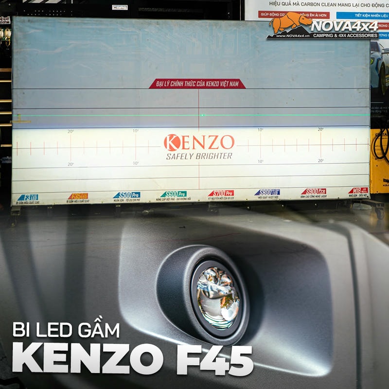 bi led gầm Kenzo F45 - nhiệt màu 4300K