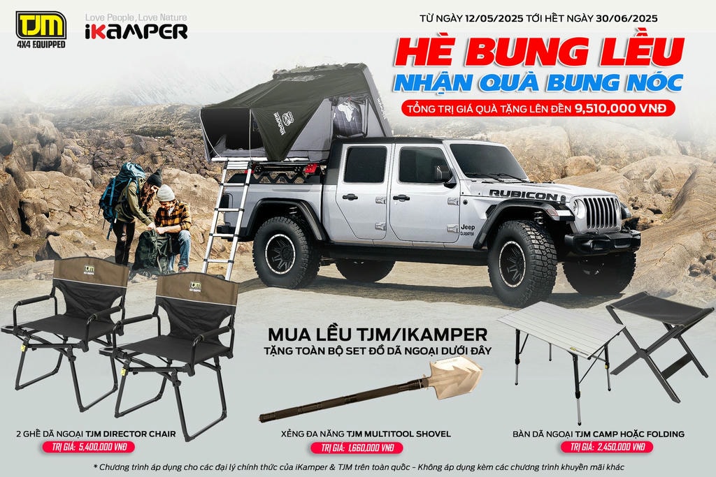 chương trình “Hè Bung Lều - Nhận Quà Bung Nóc” với tổng trị giá quà tặng lên đến 9,510,000 VNĐ!