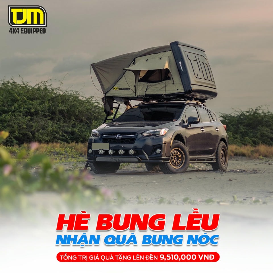 khuyến mãi khi mua lều TJM
