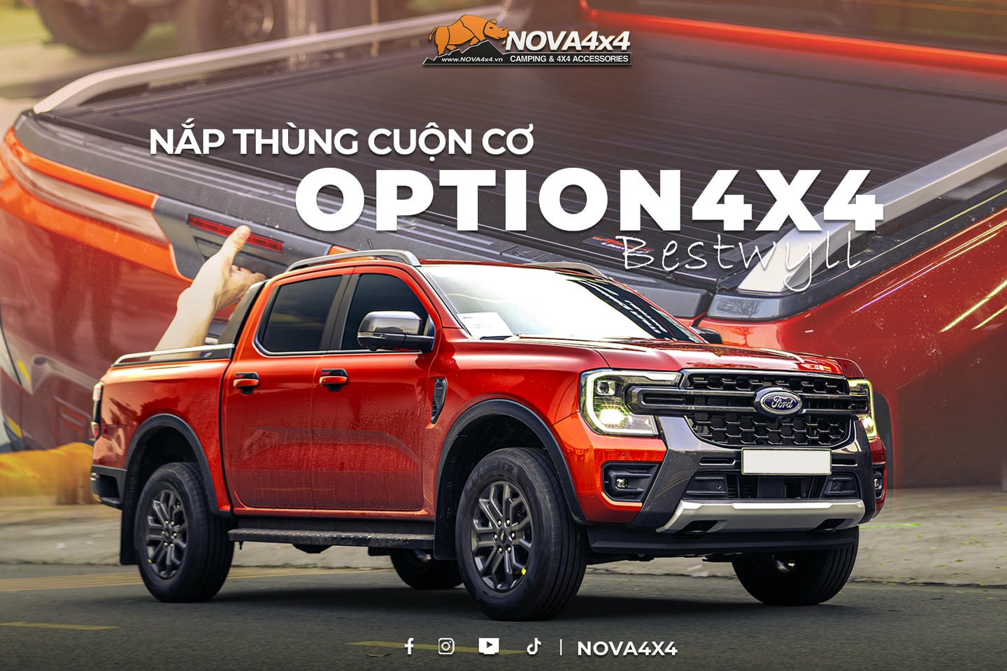 nắp thùng Ford Ranger Wildtrak