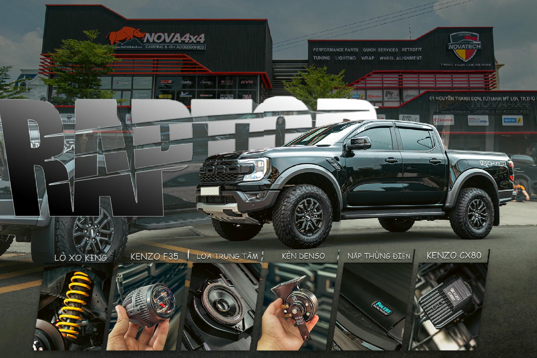 phụ kiện Ford Ranger Raptor