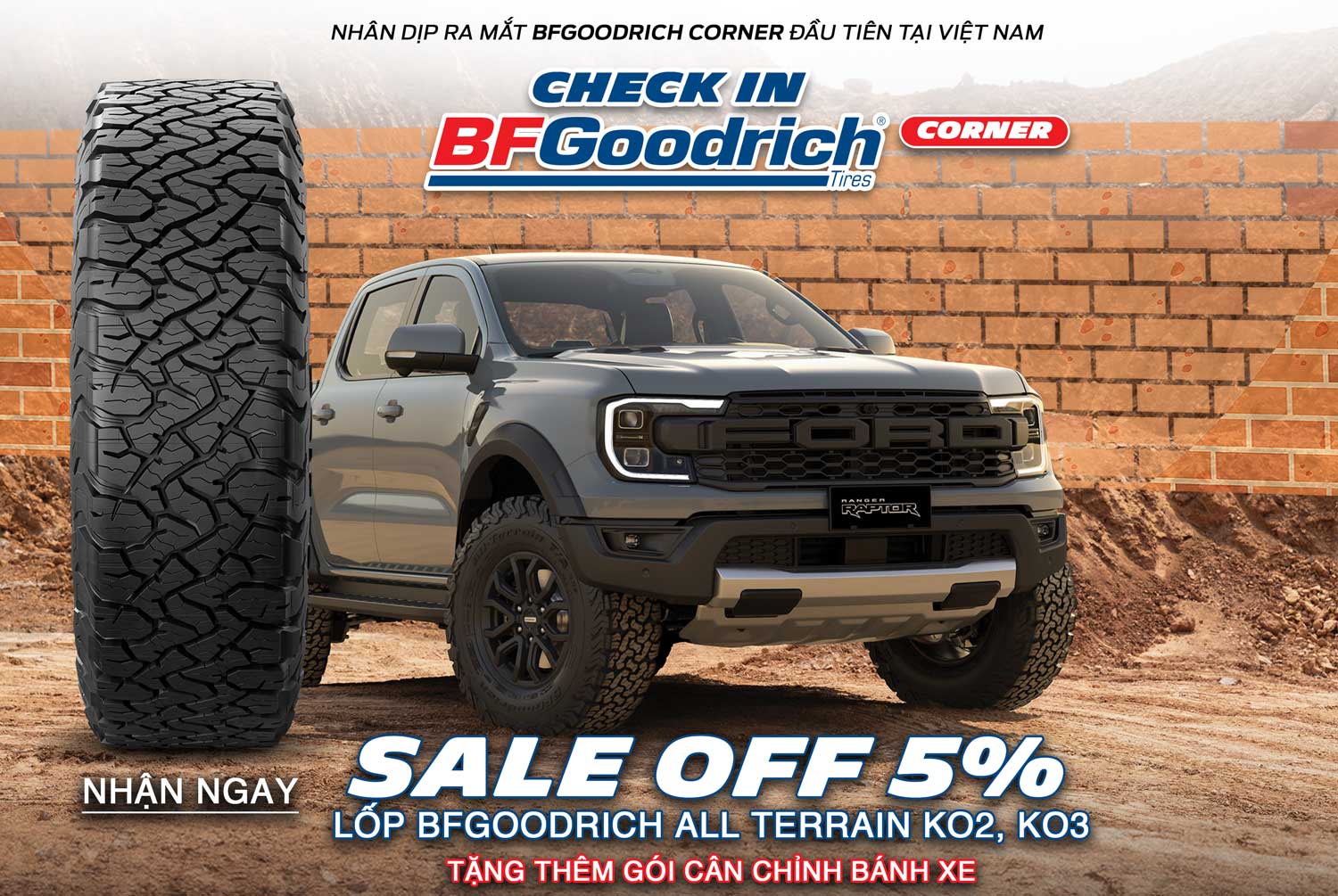 khai trương BFGoodrich Corner đầu tiên tại việt nam – ưu đãi hấp dẫn khi mua lốp