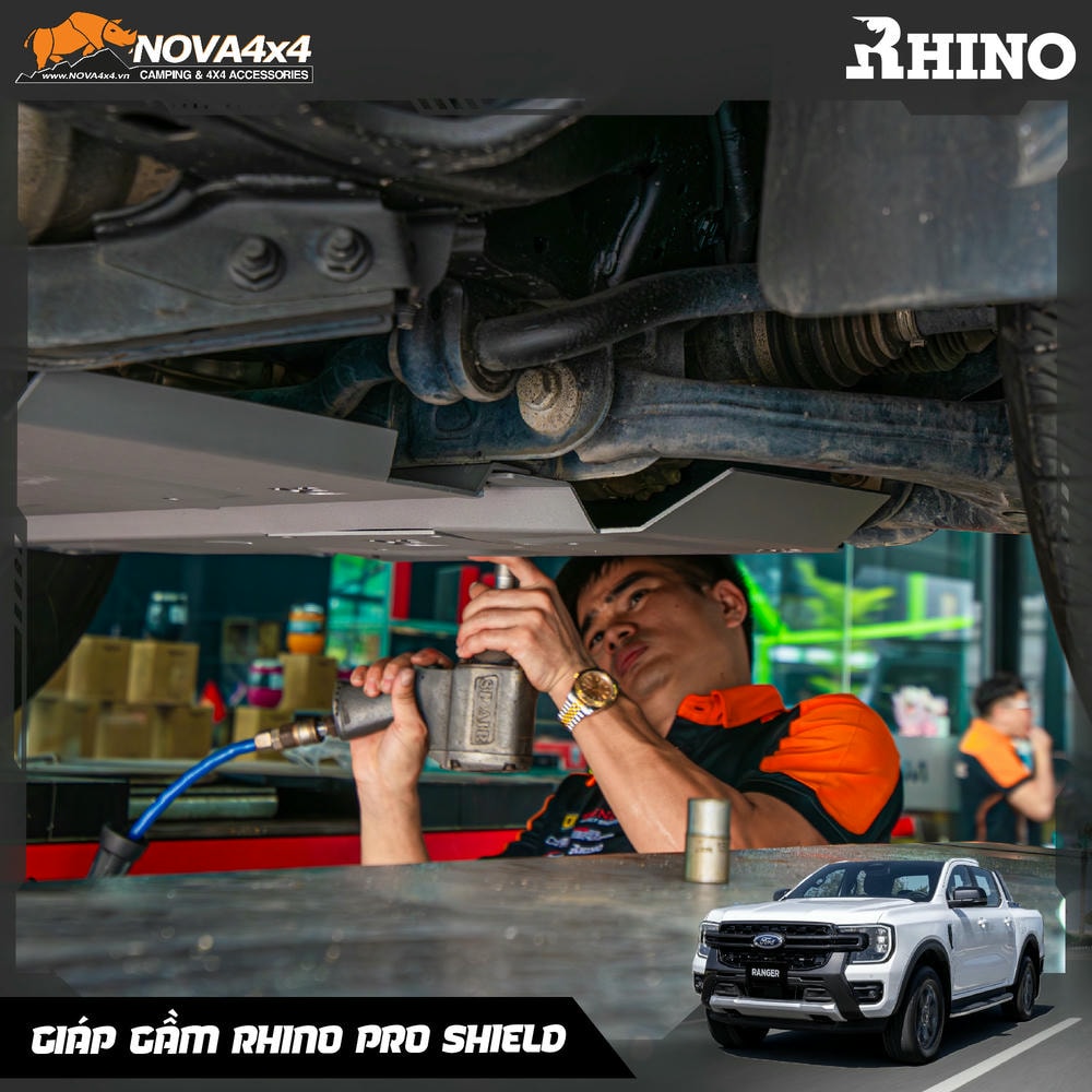 Giáp gầm Rhino Pro Shield – “Áo giáp” bảo vệ cỗ máy của bạn Giáp gầm Rhino Pro Shield – “Áo giáp” bảo vệ cỗ máy của bạn