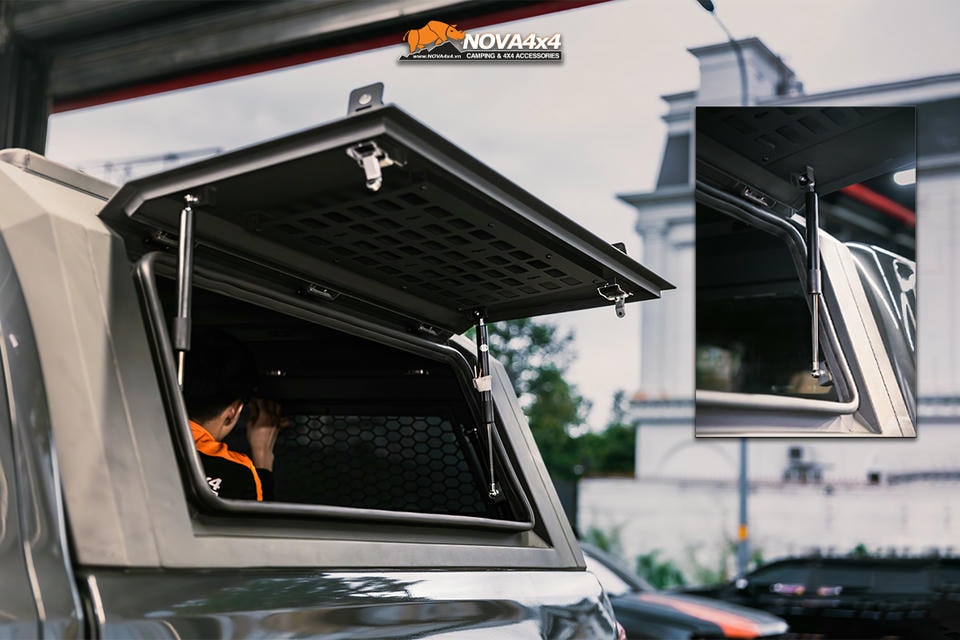 Nắp thùng Toyoyta Hilux cao bằng nhôm thế hệ mới S-01