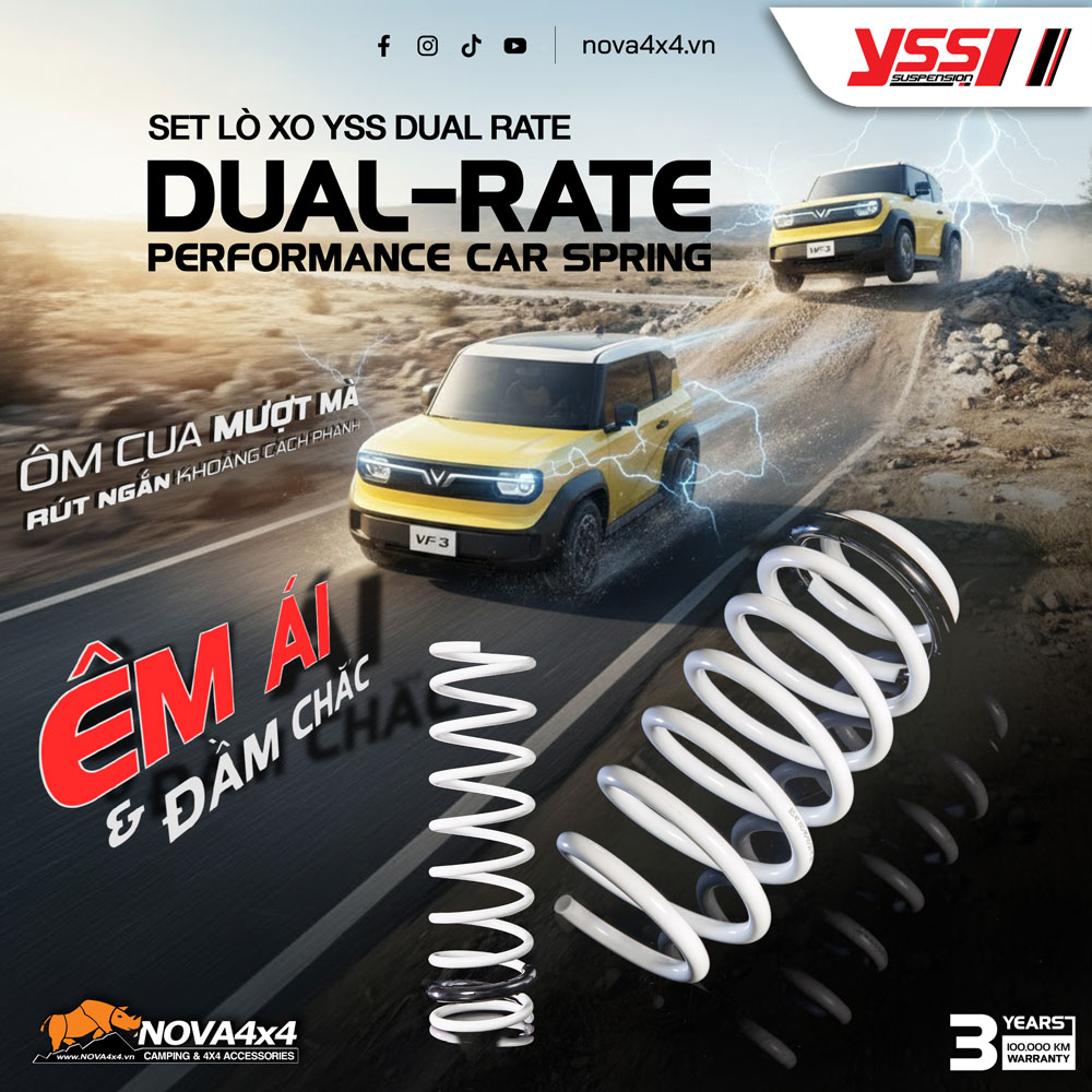 Lò xo YSS Dual Rate Vinfast VF3