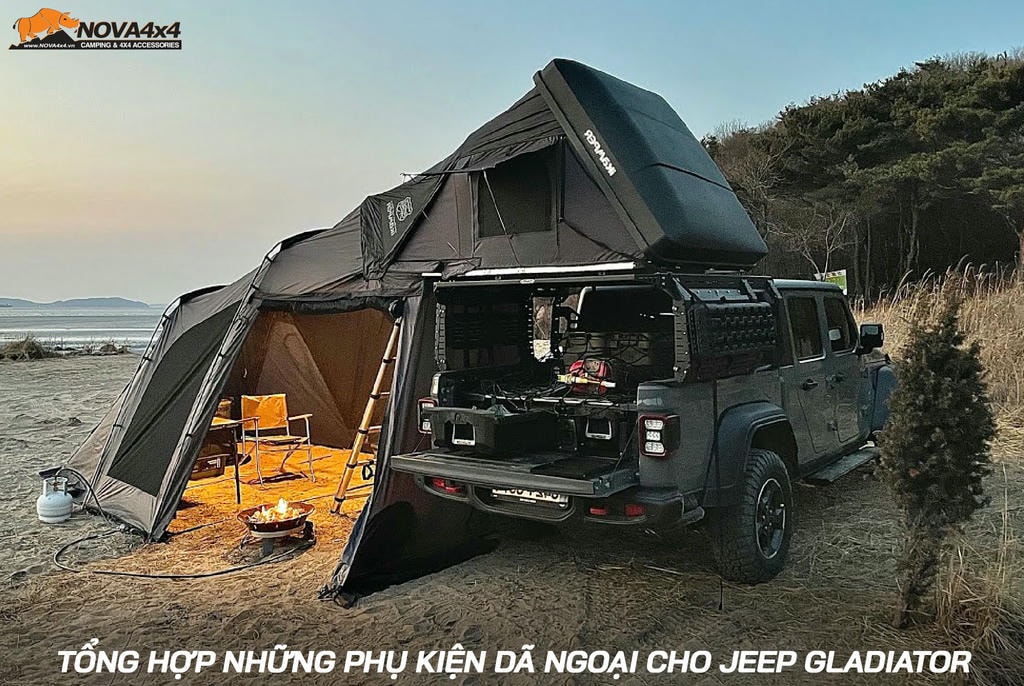 Top 10 phụ kiện dã ngoại Jeep Gladiator: Biến mọi cung đường thành hành trình đáng sống