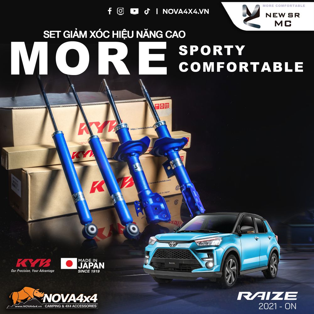 giảm xóc KYB New SR More Toyota Raize