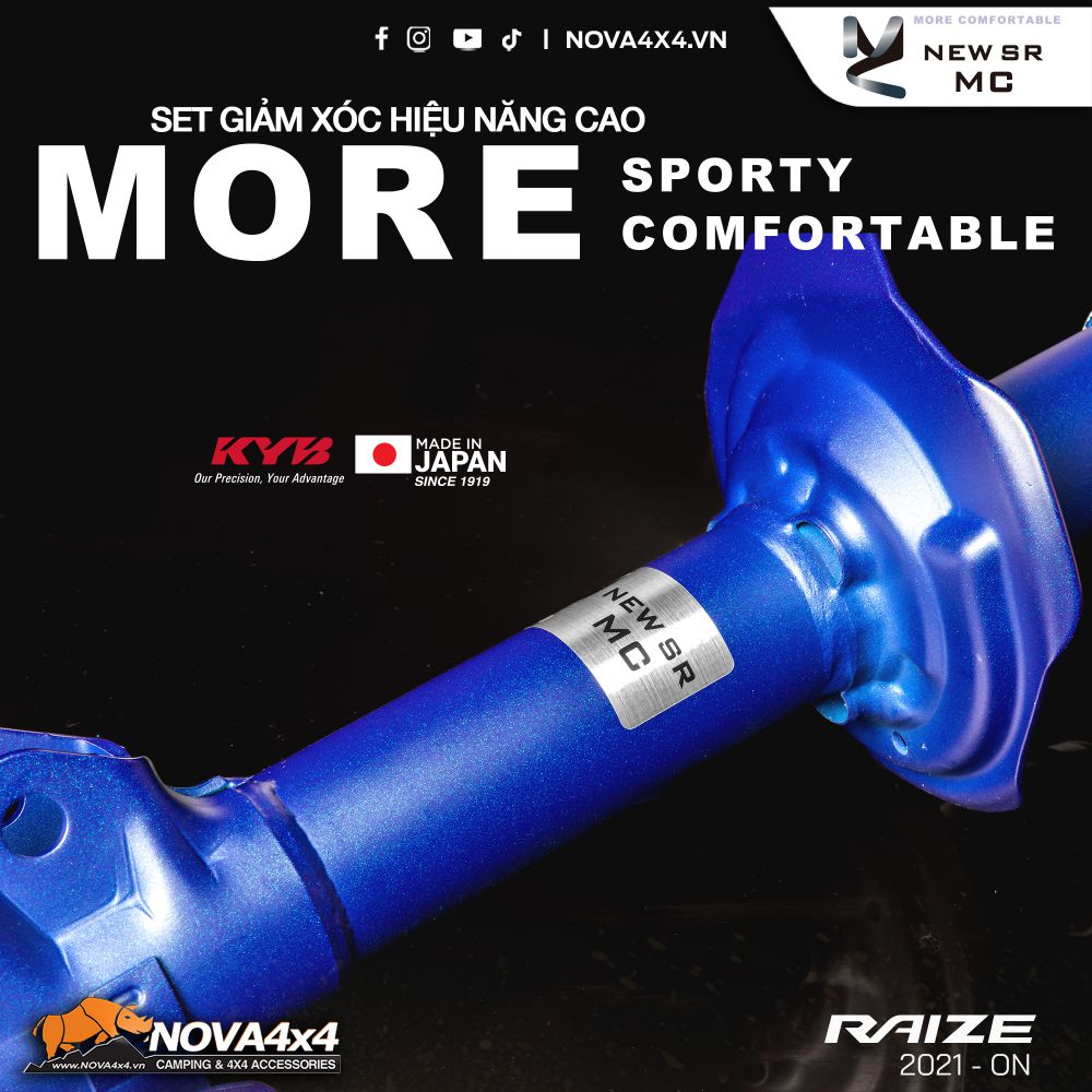giảm xóc KYB New SR More Toyota Raize