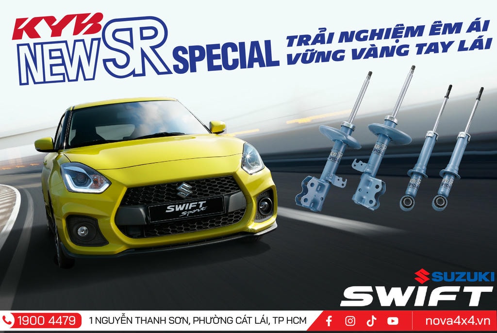 Đâu là dòng phuộc Suzuki Swift đi êm nhất?