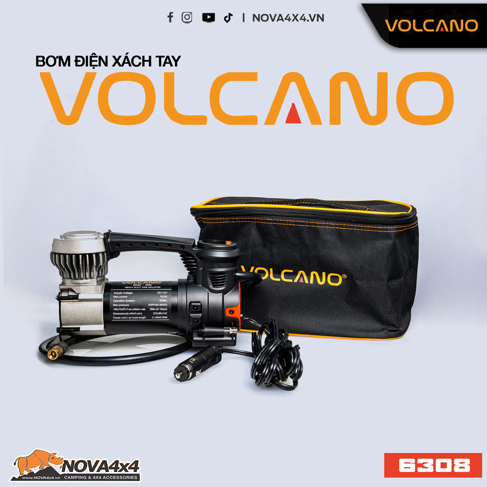 Bơm điện xách tay VOLCANO 6308