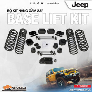 Bộ kit lò xo nâng gầm Teraflex 2.5” ST2/CT2 Coil Spring Base Lift Kit Jeep JL – Mã 1354000