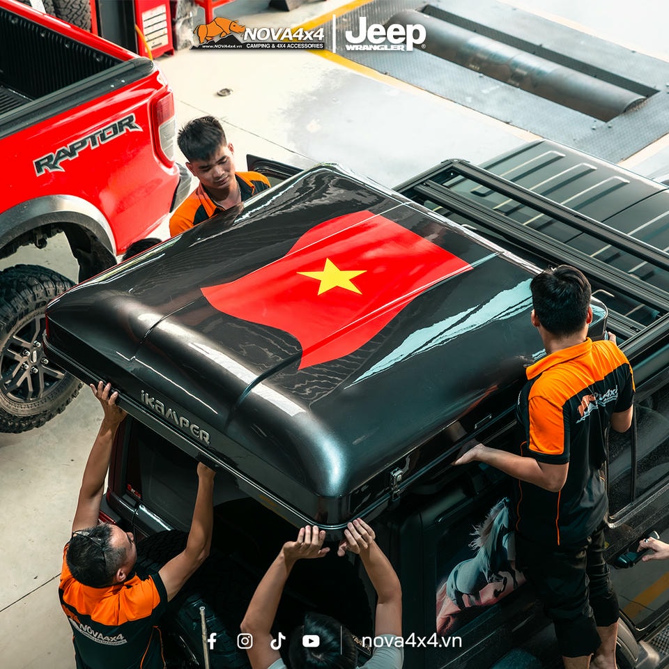 Nâng cấp lều Ikamper 3.0 cho Jeep