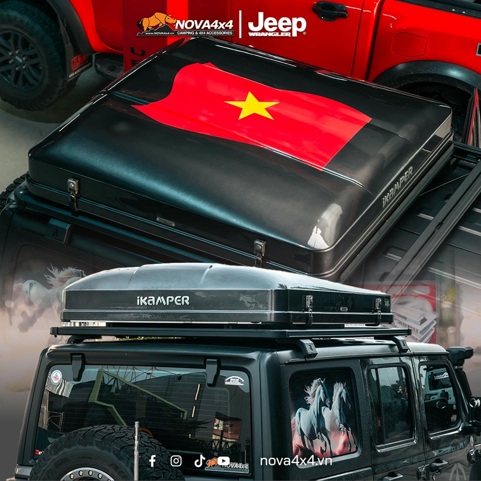 Nâng cấp lều Ikamper 3.0 cho Jeep