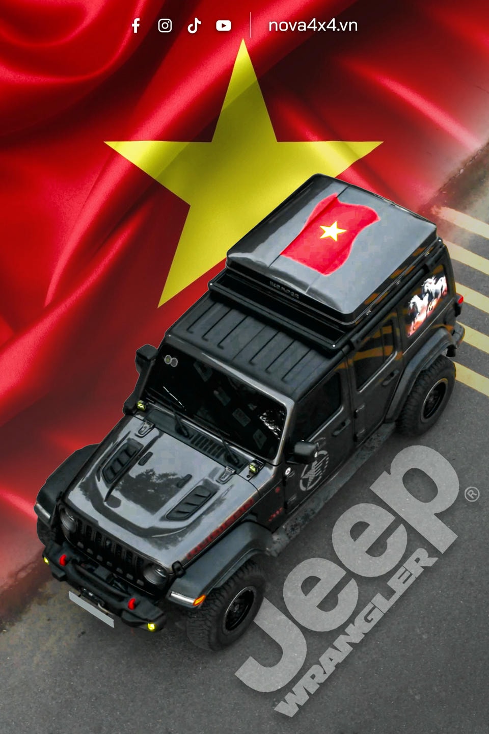 Lều xe Jeep Ikamper – Tự do khám phá, thêm yêu non sông