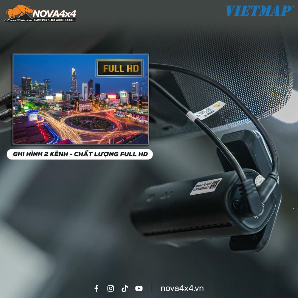 Camera hành trình Vietmap TS-H2K – An toàn hơn khi lùi và ghi lại mọi khoảnh khắc Camera hành trình Vietmap TS-H2K – An toàn hơn khi lùi và ghi lại mọi khoảnh khắc
