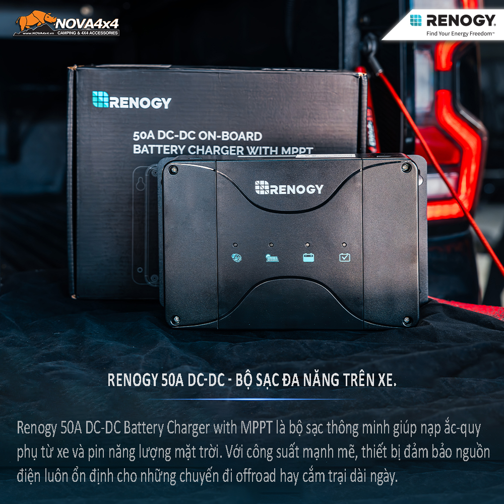 Renogy 50A DC-DC Charger with MPPT