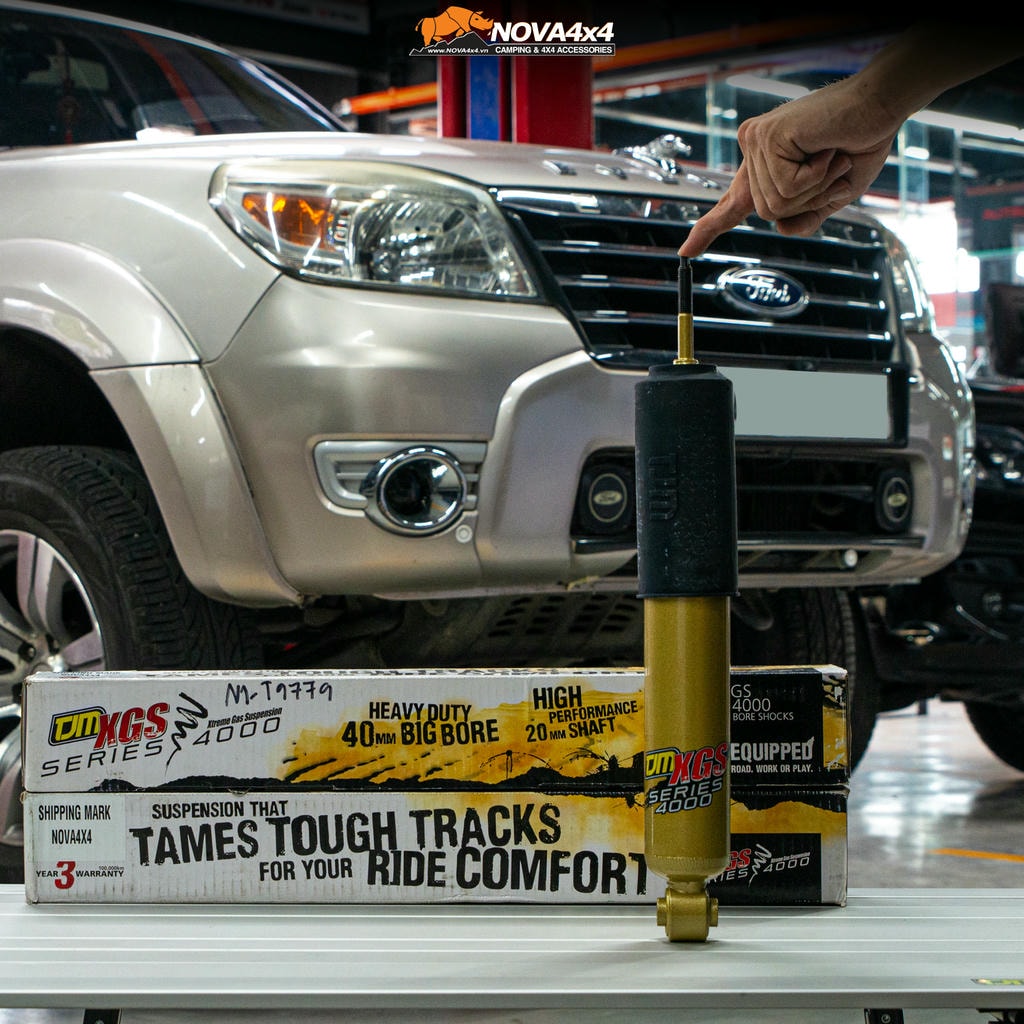 TJM XGS Series 4000 - cách giúp Ford Everest đi êm, lái nhẹ, thoải mái
