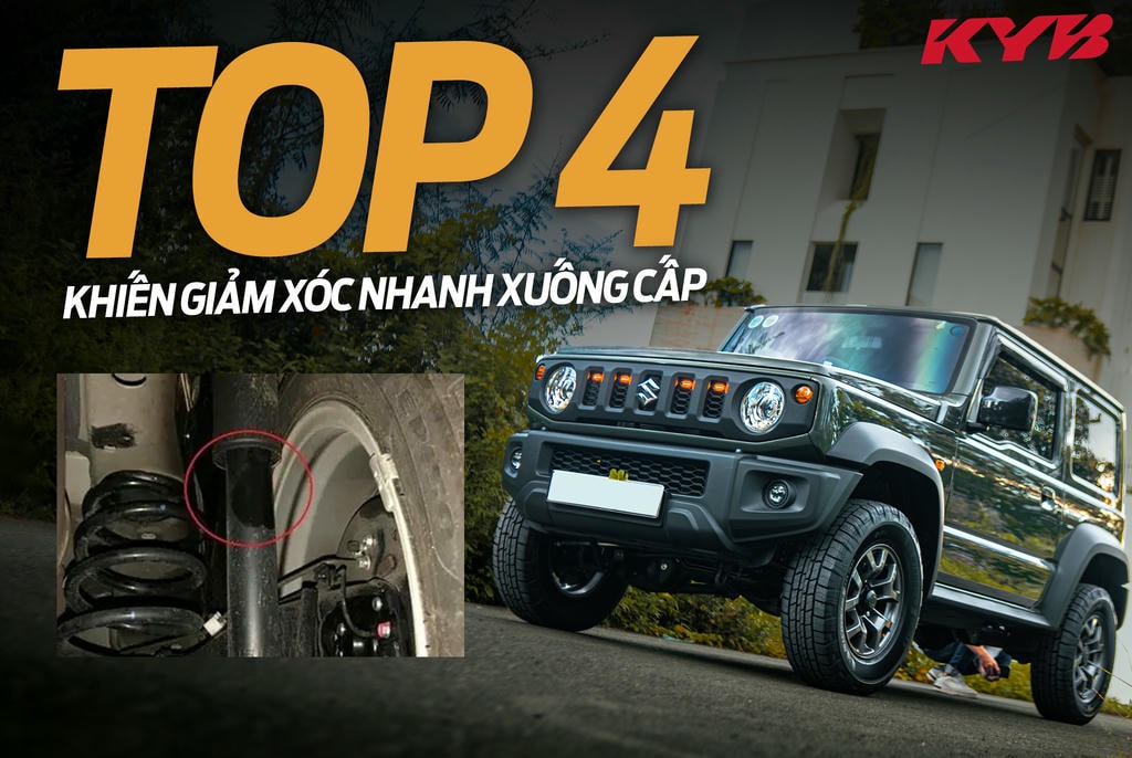 Top 4 lý do khiến giảm xóc "xế yêu" của bạn nhanh xuống cấp? Giải pháp là gì?