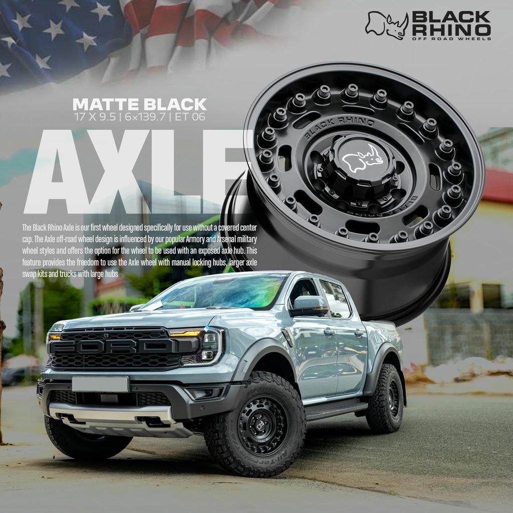 Black Rhino Axle: Phong cách "lộ ốc" hầm hố