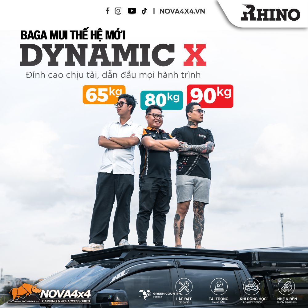 baga Rhino Dynamic X cho xe bán tải baga Rhino Dynamic X cho xe bán tải