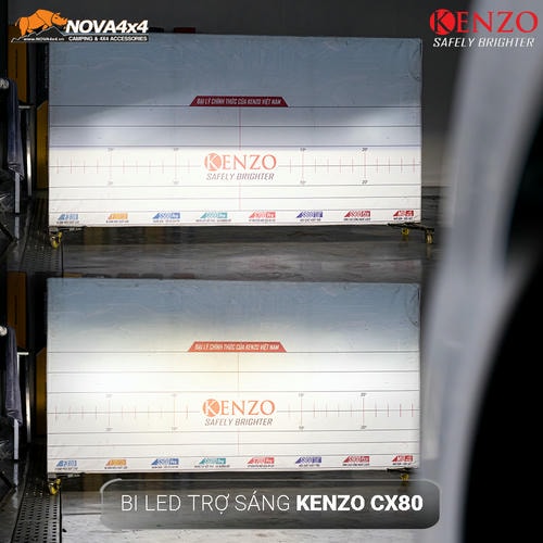 Bi cầu trợ sáng Kenzo CX80 – xuyên màn đêm, vững tay lái