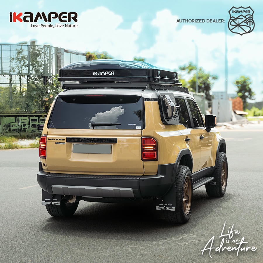 Lều cho Land Cruiser Prado 250 2025 – Ngôi nhà di động trên mui xe