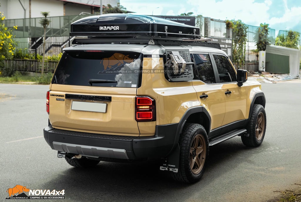 Lều cho Land Cruiser Prado 250 2025 – Sẵn sàng cho hành trình 1 tháng ngoài thiên nhiên