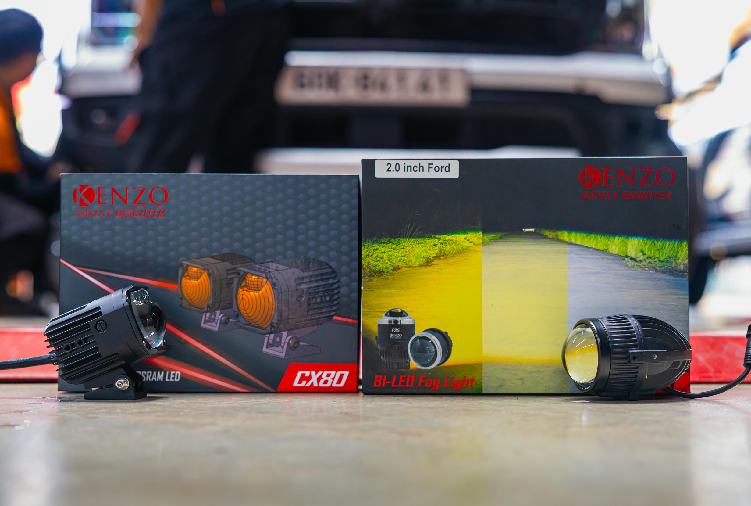 dèn Raptor – giải pháp ánh sáng đẳng cấp cùng bộ đôi bi led từ Kenzo tại Nova4x4