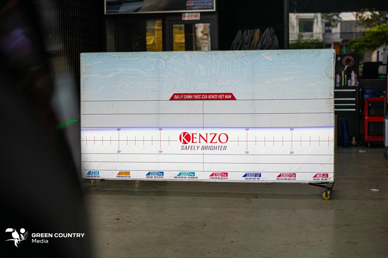 Bi led Kenzo F35 3 nhiệt màu và mí led chữ C: An toàn tối đa, thẩm mỹ vượt trội