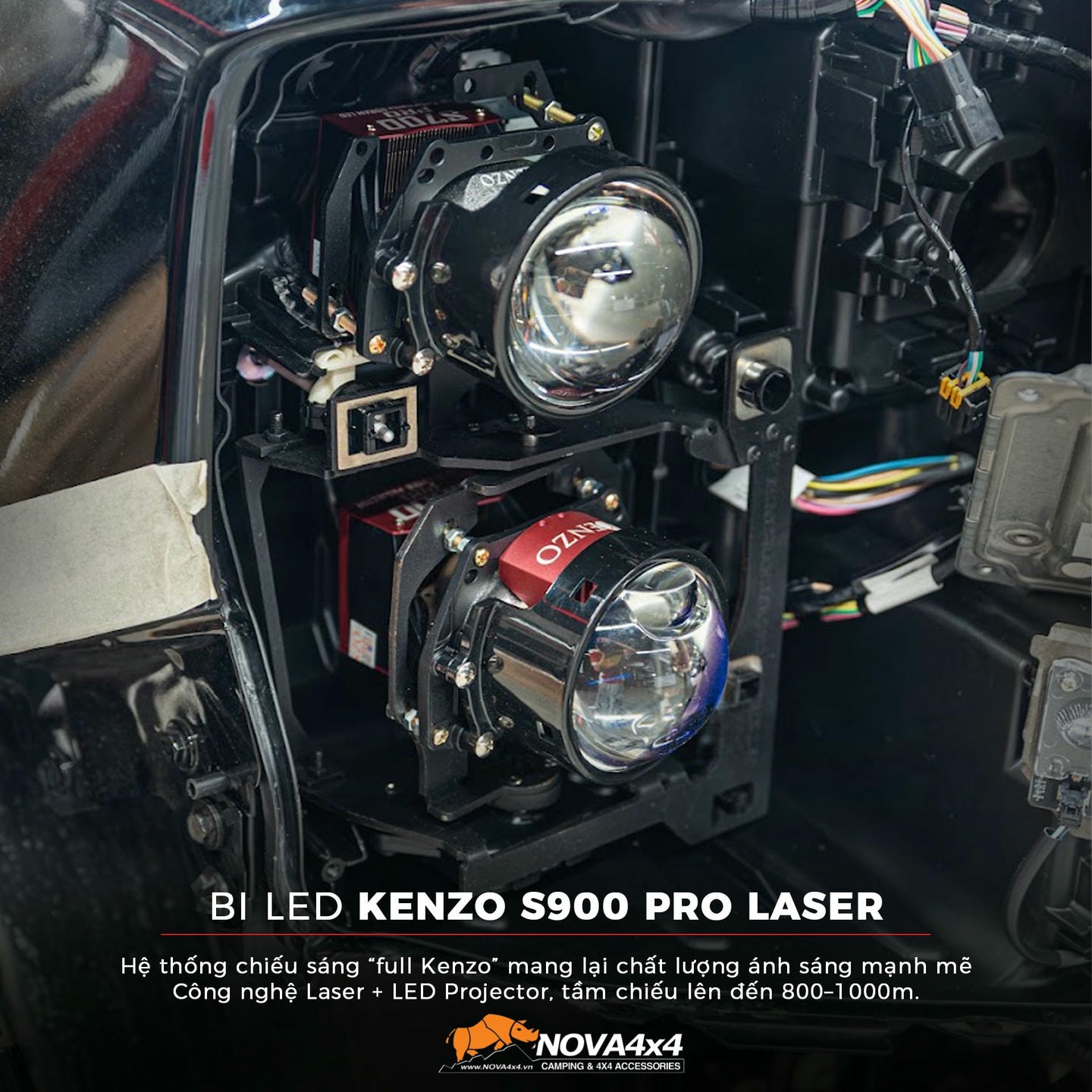 Bi led Kenzo S900 Pro Laser
