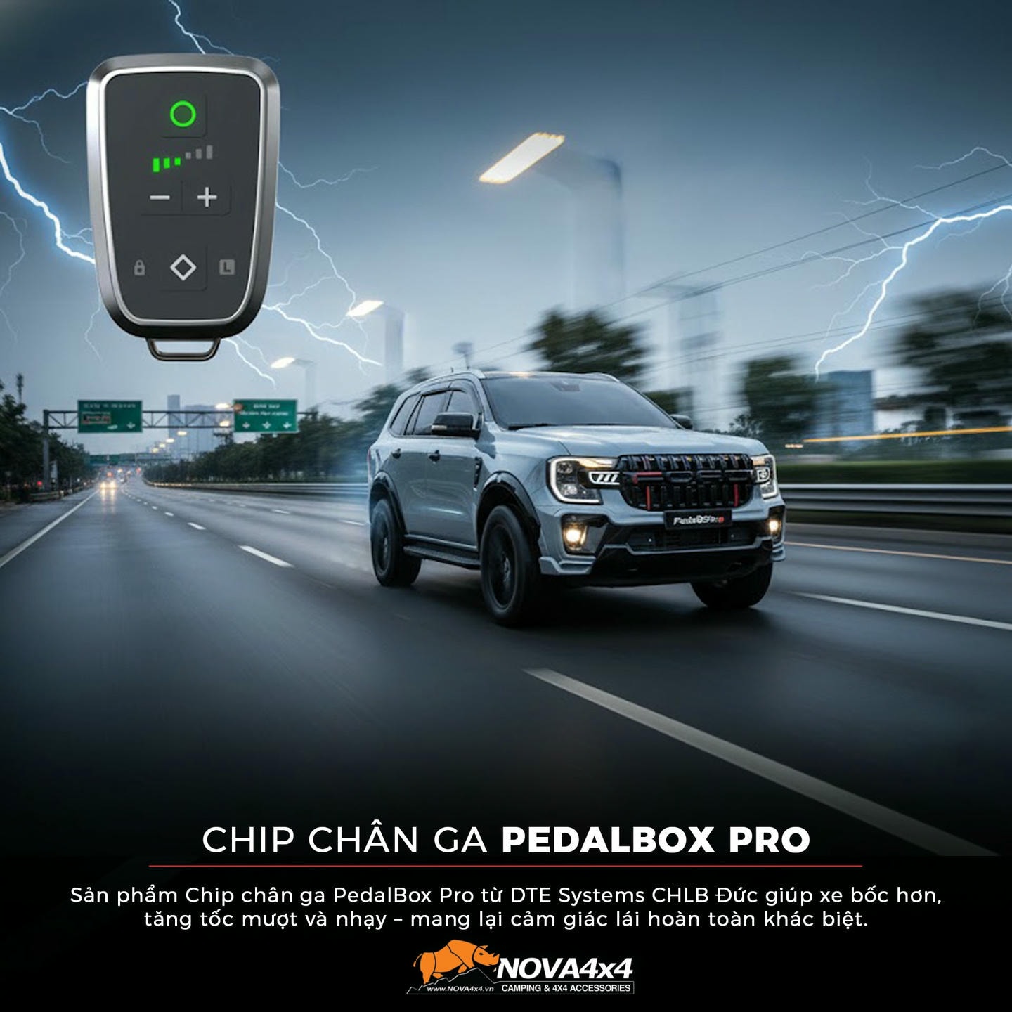 chip chân ga PedalBox Pro cho Ford Ranger, Raptor, Everest chip chân ga PedalBox Pro cho Ford Ranger, Raptor, Everest