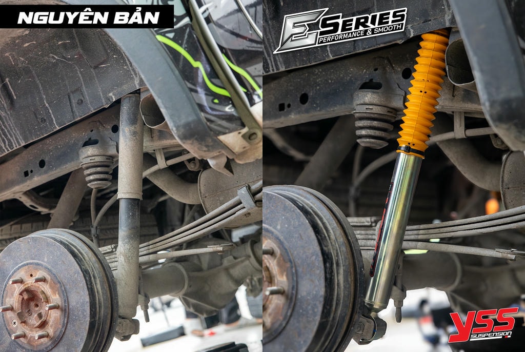 Giảm xóc YSS E-Series – Nâng tầm trải nghiệm lái cho Ford Ranger