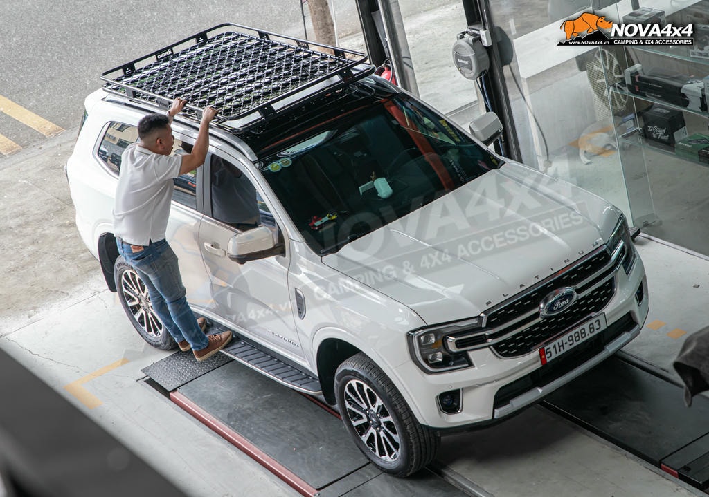 Baga mui Rhinon Roof Rack - giải pháp được thiết kế cho Everest, SUV và 7 chỗ