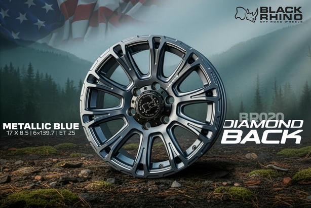 mâm Black Rhino DiamondBlack