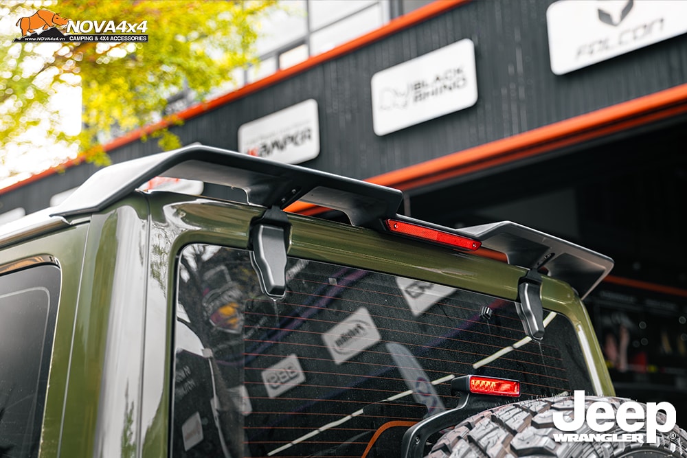 Đuôi gió Jeep: hoàn thiện khí động học và tỷ lệ dáng