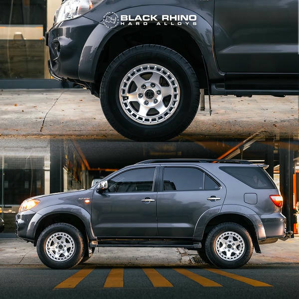 Tất tần tật về mâm xe Toyota Fortuner và tại sao nên chọn Black Rhino Bahari ?