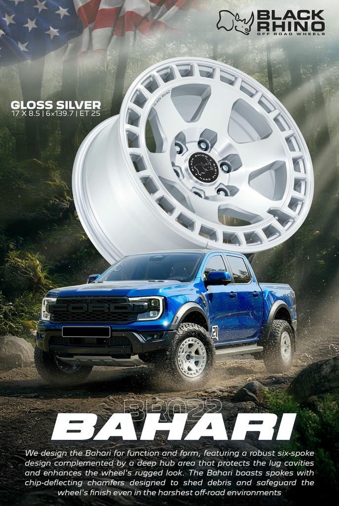 BLACK RHINO BAHARI BR022: Mâm Raptor mạnh – bền – chất