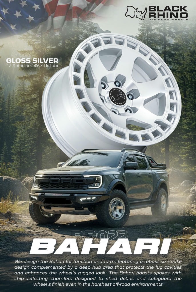 BLACK RHINO BAHARI BR022: Mâm Raptor mạnh – bền – chất