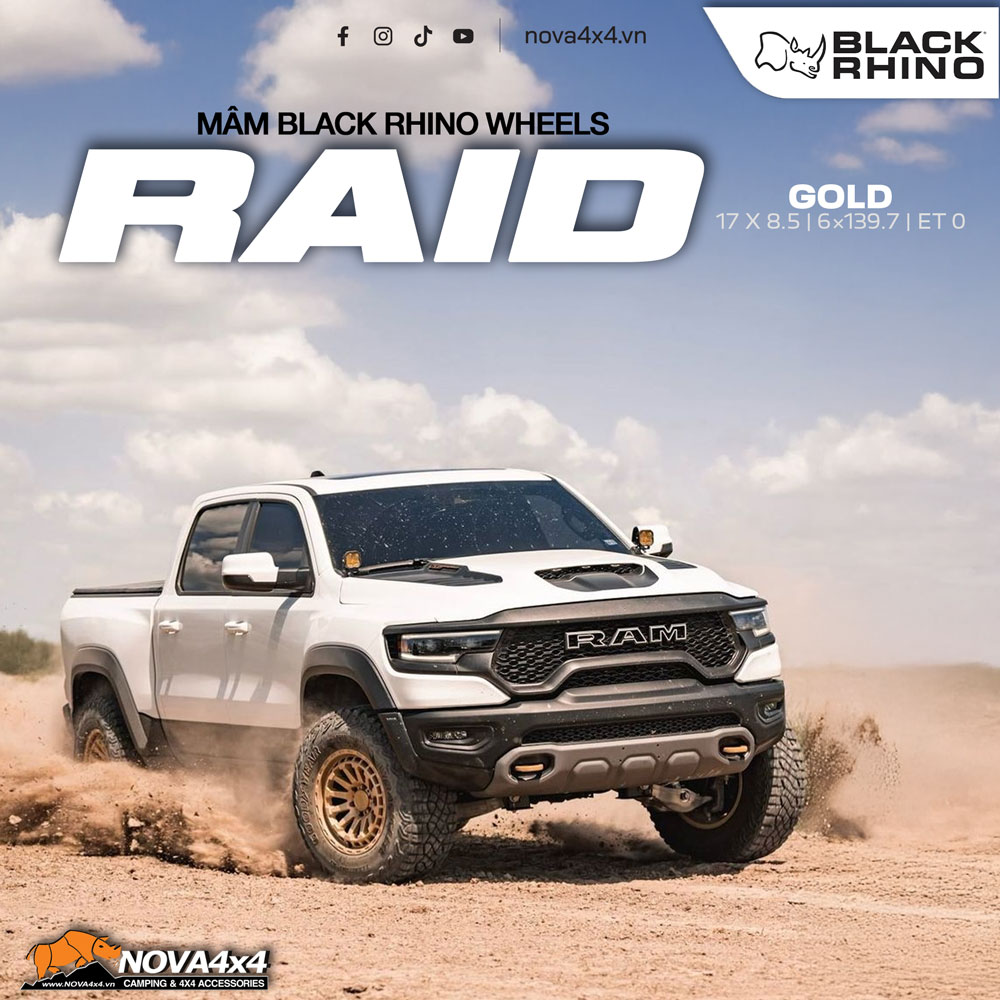 mâm Black Rhino RAID