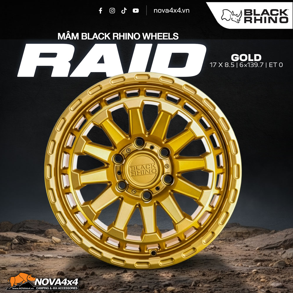 mâm Black Rhino RAID