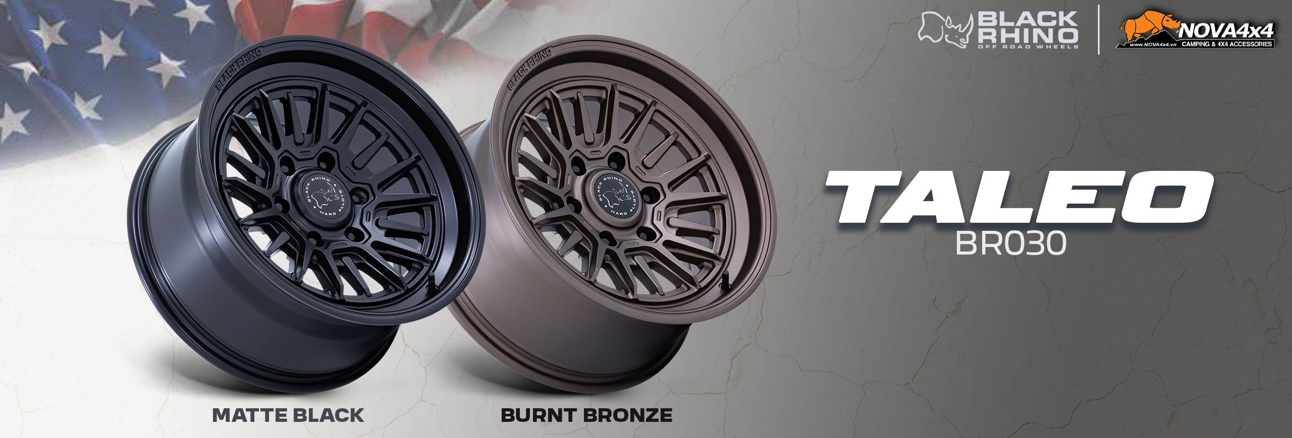Mâm Black Rhino Wheels TALEO BR030