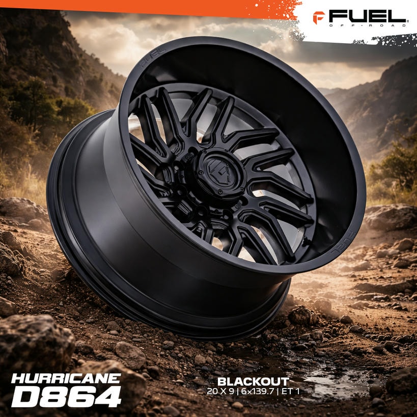 Mâm xe Fuel Hurricane