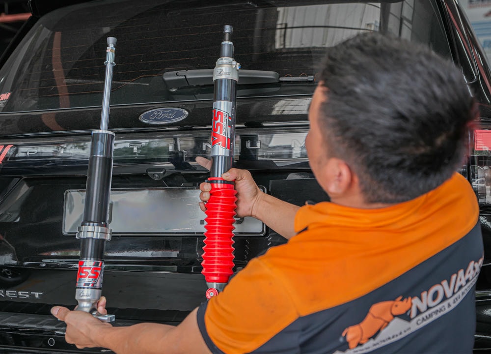 Phuộc Ford Everest bồng bềnh và giải pháp xử lý triệt để với YSS Z-Series