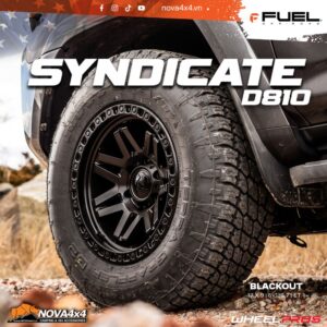 Mâm Fuel Offroad SYNDICATE D810 17×9 – Blackout