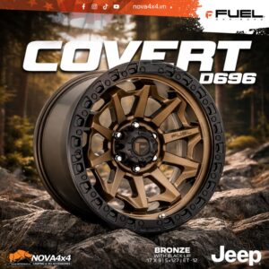Mâm Fuel Offroad COVERT D696 17×9