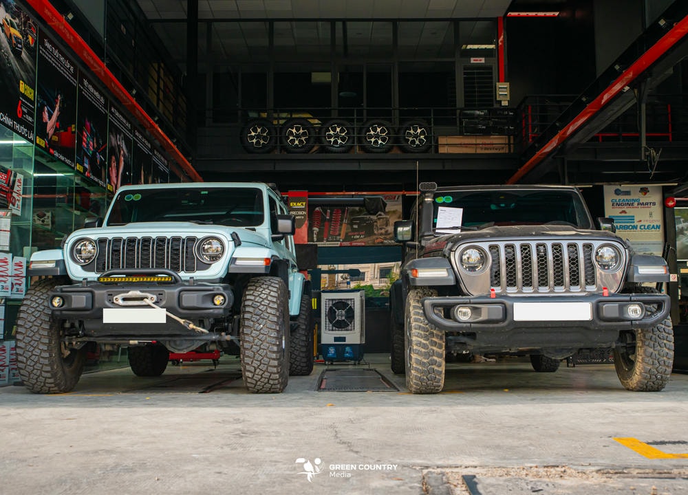 Jeep Wrangler và jeep Gladiator tại Nova4x4