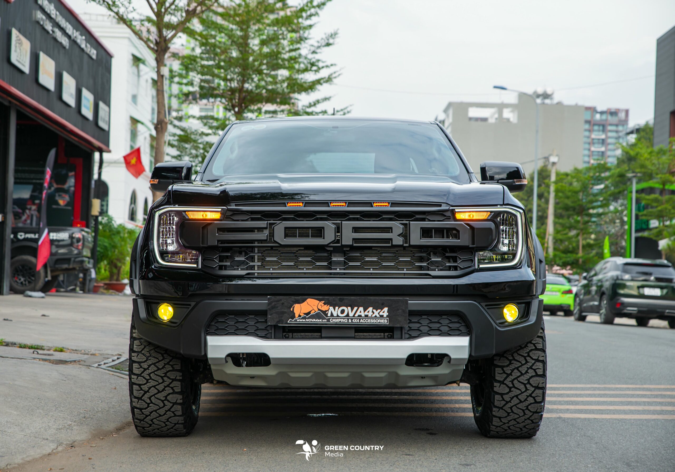 Các hạng mục chính khi lên form Raptor cho Ford Ranger XLS