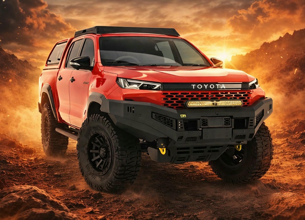 Top những option đô Toyota Hilux 2026 đẹp, từ TJM4x4 và Aeroklas