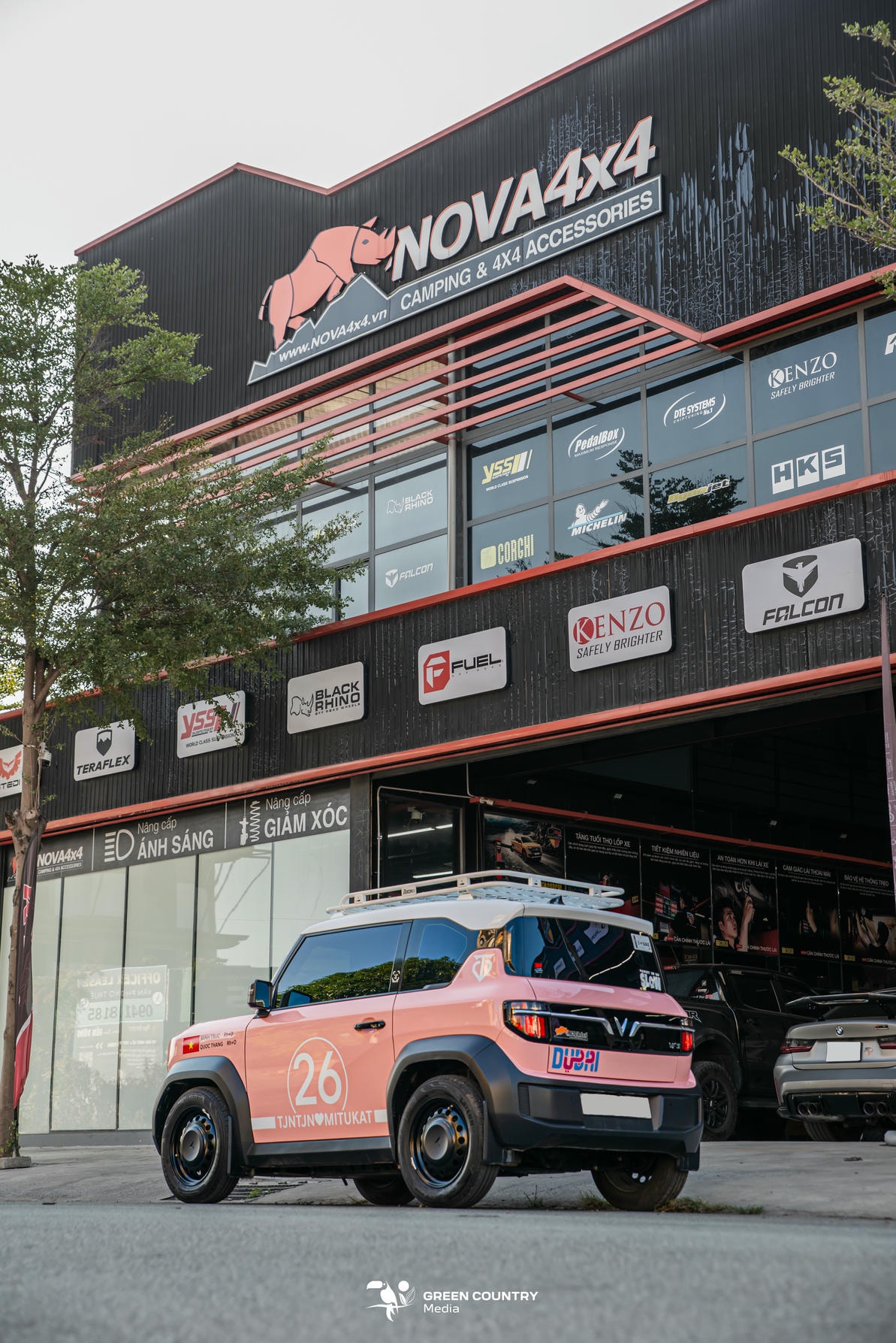 độ Baga nóc Vinfast Vf3 tại Nova4x4 độ Baga nóc Vinfast Vf3 tại Nova4x4