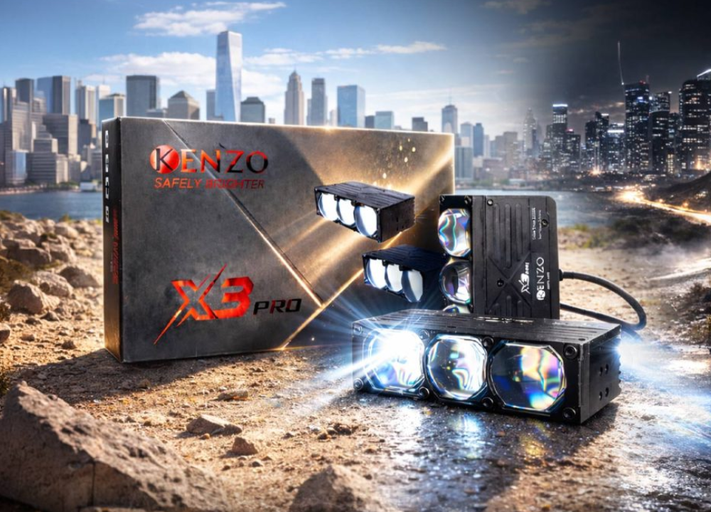 Kenzo X3 Pro -đèn trợ sáng cho anh em đi đường đêm
